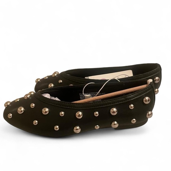 A New Day Black Flats with silver Studs - Picture 6 of 7
